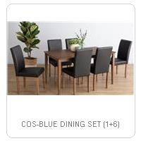 COS-BLUE DINING SET (1+6)